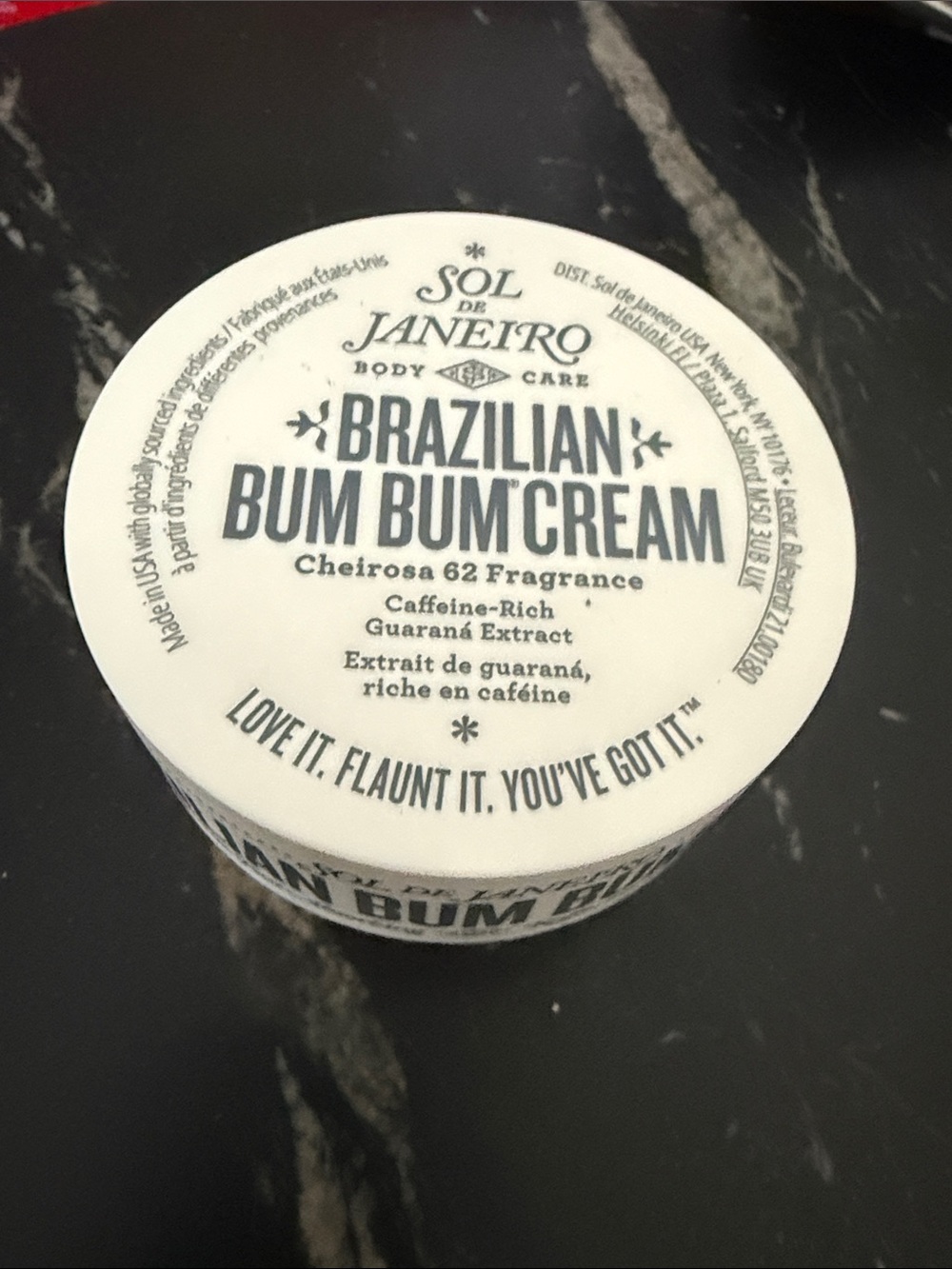Sol de Janeiro Brazilian Bum Bum Cream - White Top with Black Text